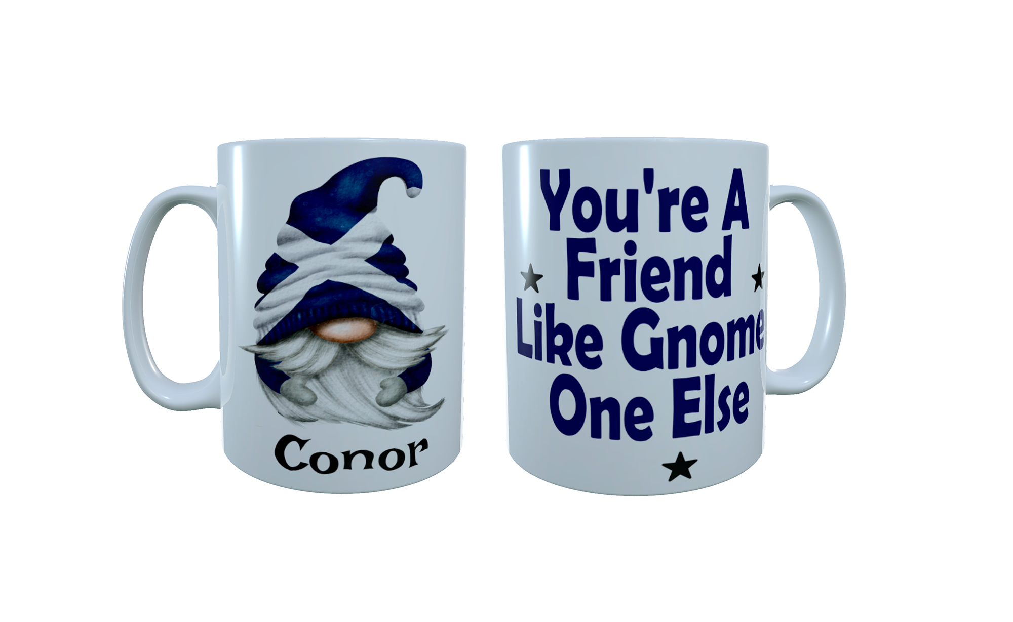 Patriotic Gnome Ceramic Mug, Scotland Gnome, Gonk Coffee Mug